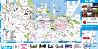 Карта Йокохама забележителности